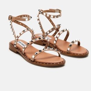Steve Madden - Studded Tan Travel Sandal (Size: 8)